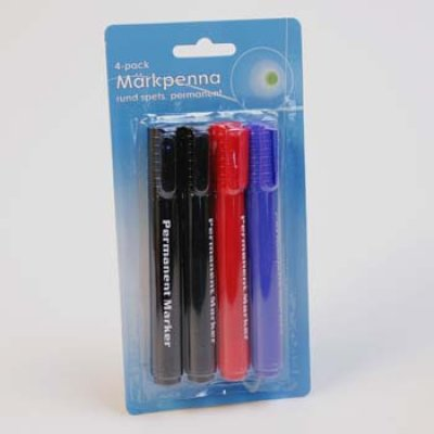 Märkpennor, 4-pack,
